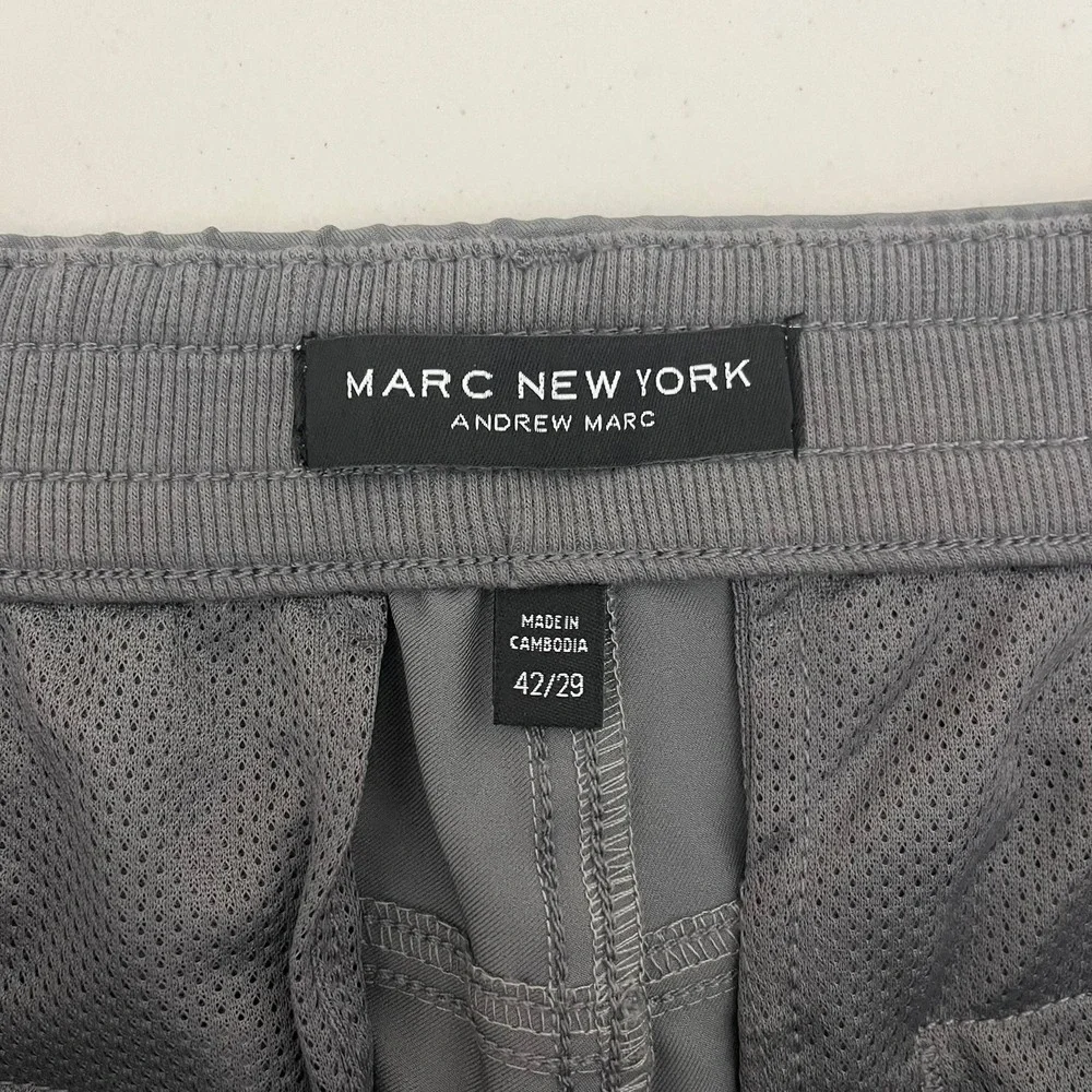 Marc New York Andrew Marc Mens Performance Stretch Pants‎ Grey 42x29 0016958